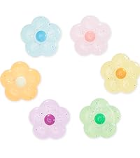 cute switch thumb grips caps joycon button cover glitter flowers