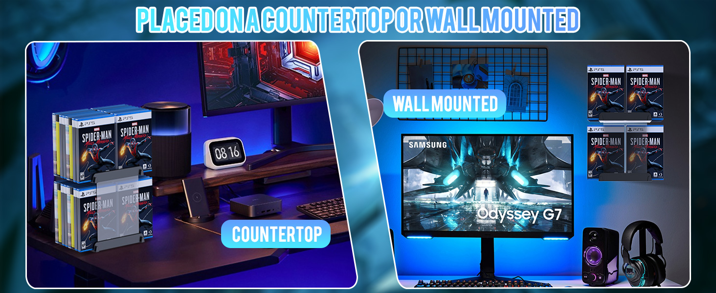 Video Game Storage Tower Game Disc Holder Universal Game Storage Tower Universal Game Holder Rack