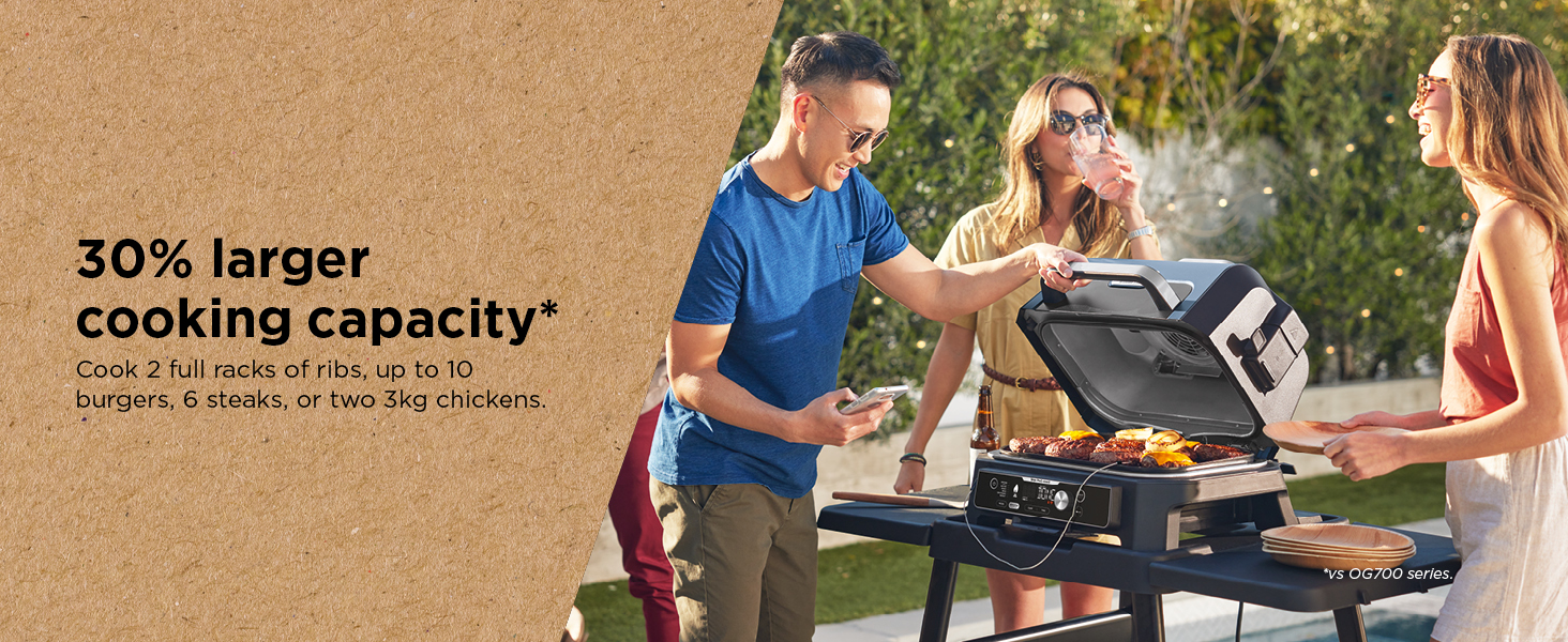 Ninja Woodfire Pro Connect XL Electric BBQ Grill and Smoker