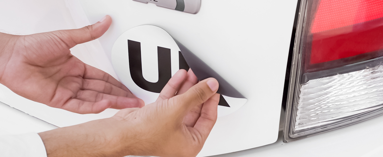 UK sticker easy attach and removal