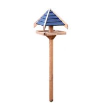 charcoal roof wooden bird table