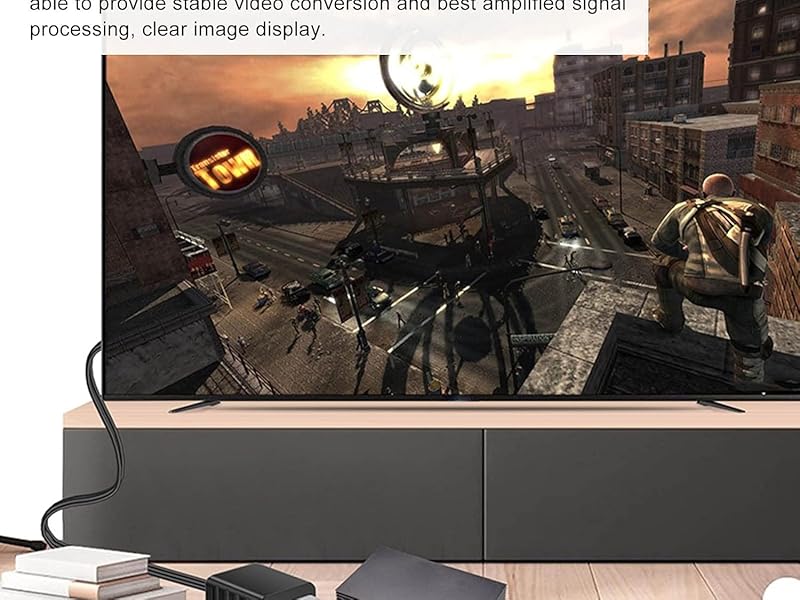 PS1/PS2 To HDMI Adapter,Multifunctional HDTV HDMI Cable Adapter