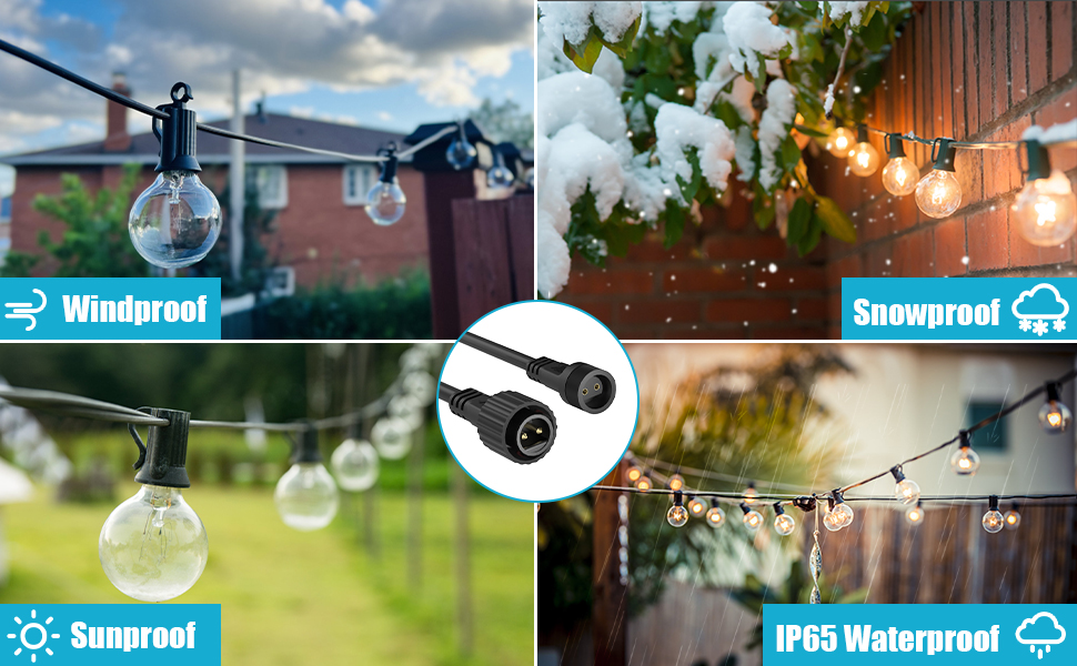 waterproof extension cable outdoor