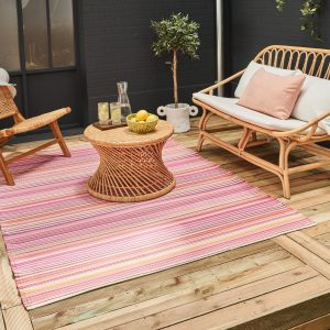 THE RUGS Rainbow Collection Outdoor Rug - Easy to Clean