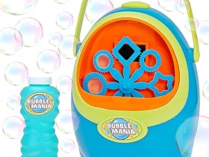 Bubble Mania Bubble Machine - Bubble Blower Whale For Kids - Automatic Bubble Making Machine