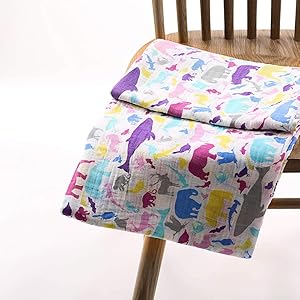 Children Muslin Squares Pack Swaddle Blanket