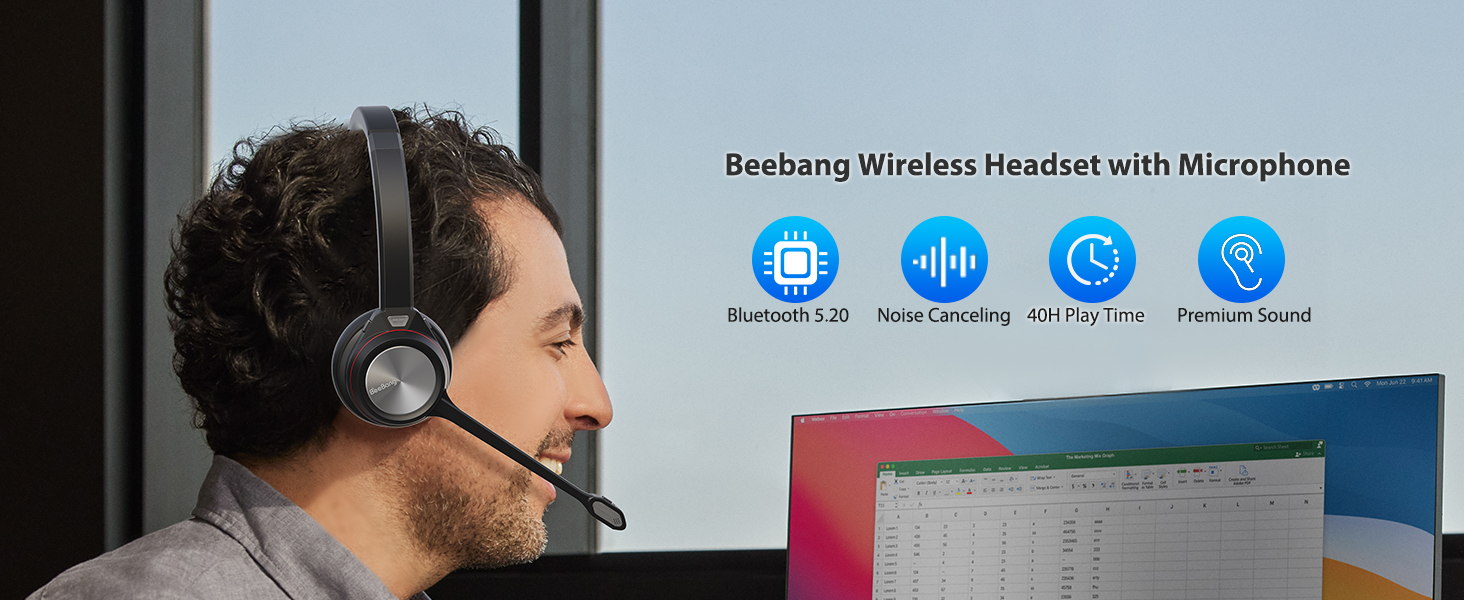 Bluetooth headset BNG891