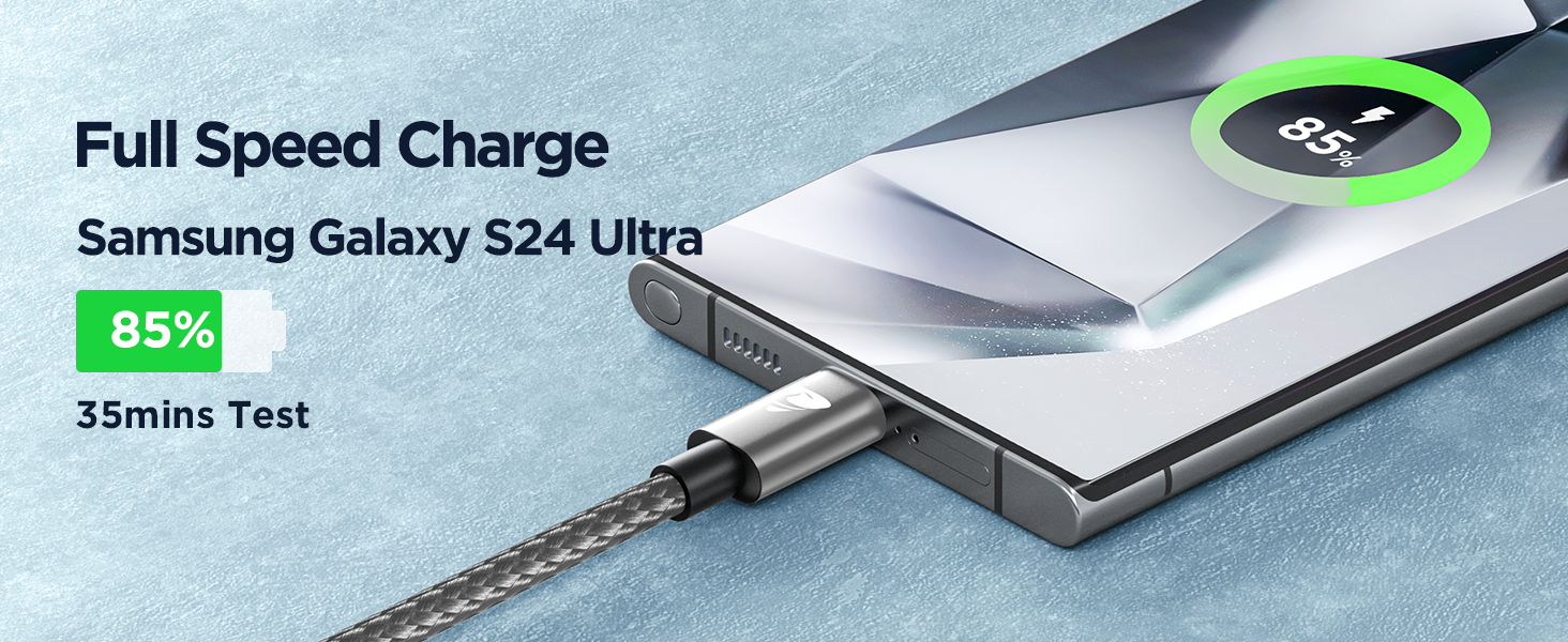 Yosou USB C to USB C Cable 2m 2Pack, 100W C to C charger Cable Fast Charge USBC Charging Lead