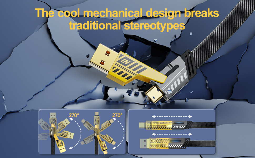 multi charger cable 4 in 1 fast charging