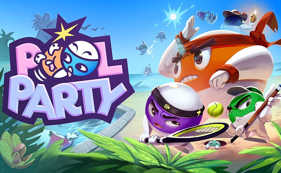 Pool balls on a beach, ready for competition!