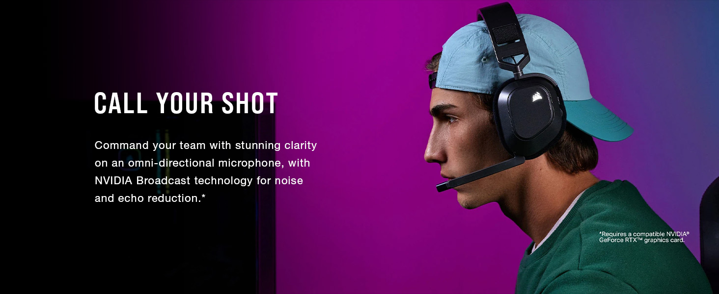 omni-directional microphone, NVIDIA Broadcast, gaming headset