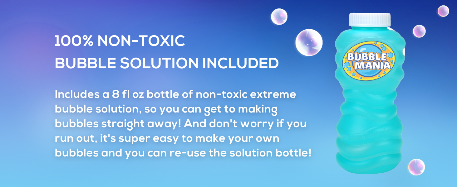 Bubble Mania Bubble Machine - Bubble Blower Whale For Kids - Automatic Bubble Making Machine