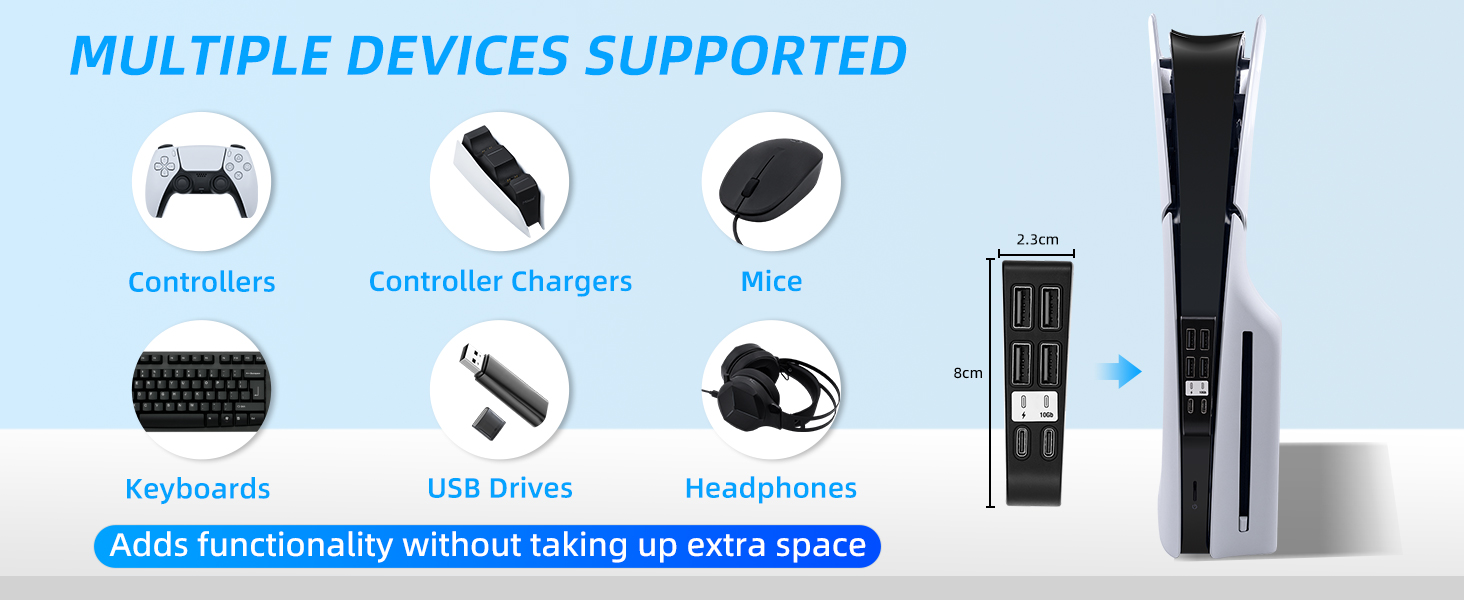 Usb Hub for PS5 Slim