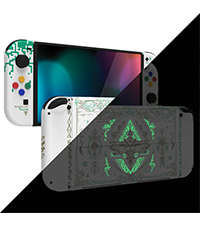 Full Set Shell for Nintendo Switch OLED, Console Back Plate &amp; Kickstand