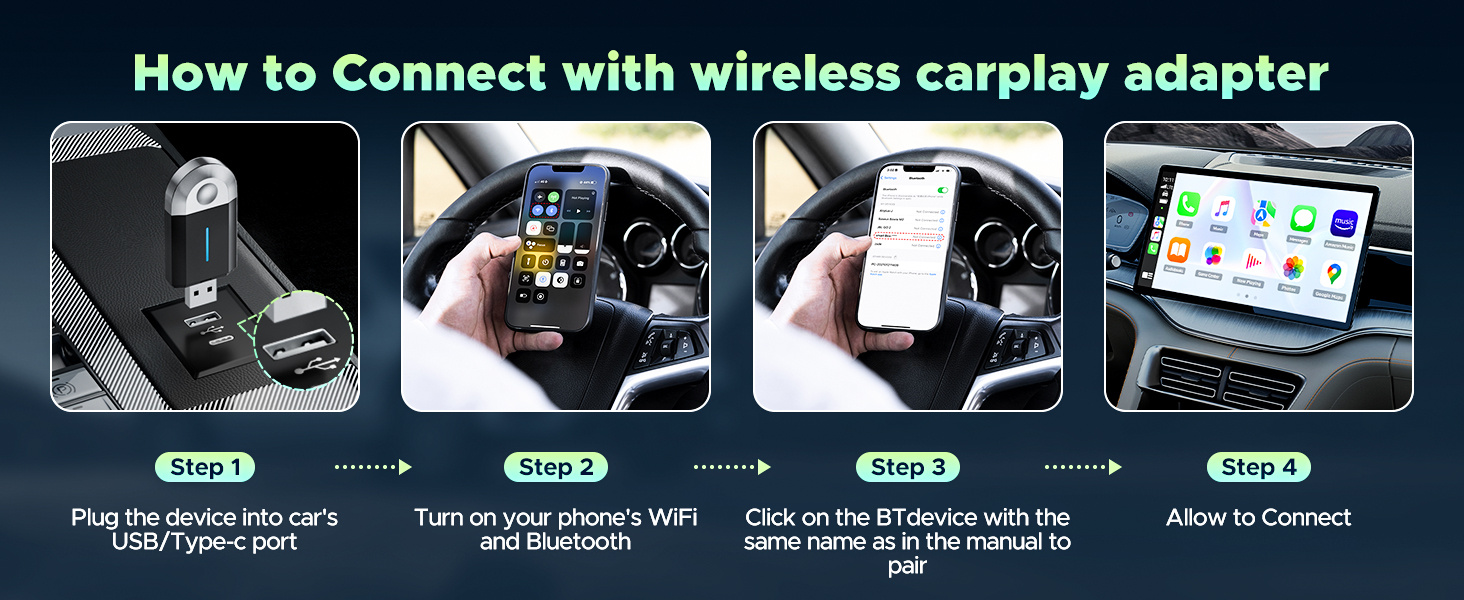 apple car play wireless adapter