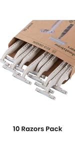 10 Pcs Wheatstraw Razors Pack
