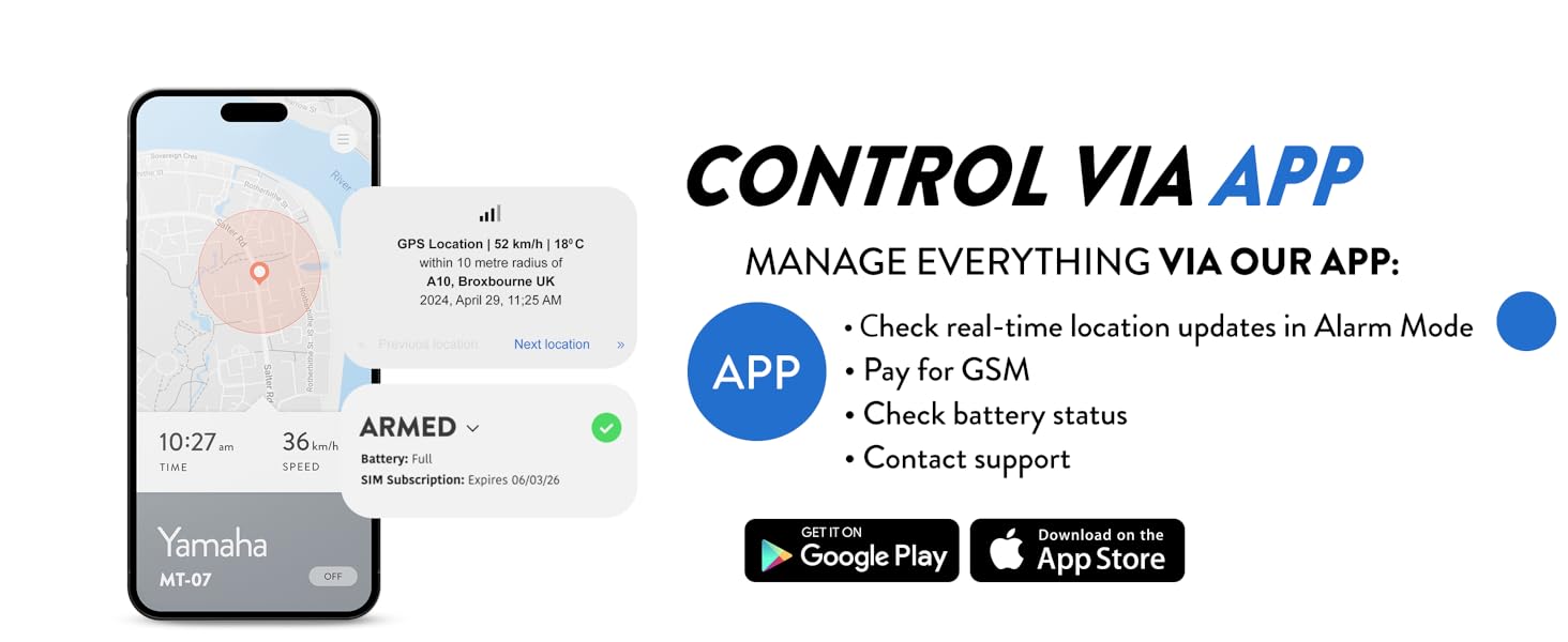 CONTROL VIA APP