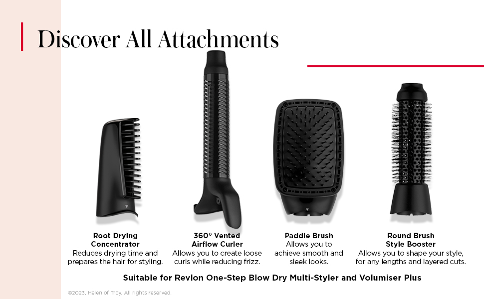 Revlon; One-Step Heads; Vented Curler Head