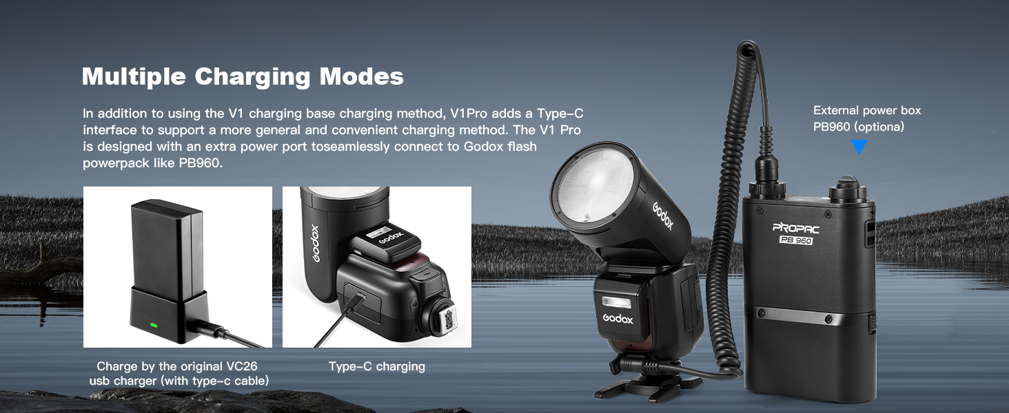 Godox V1Pro C/N/S/F/O Camera Flash