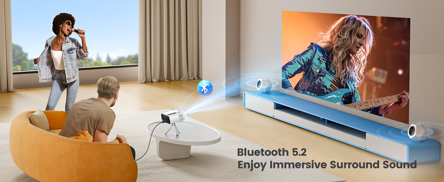 bluetooth projector