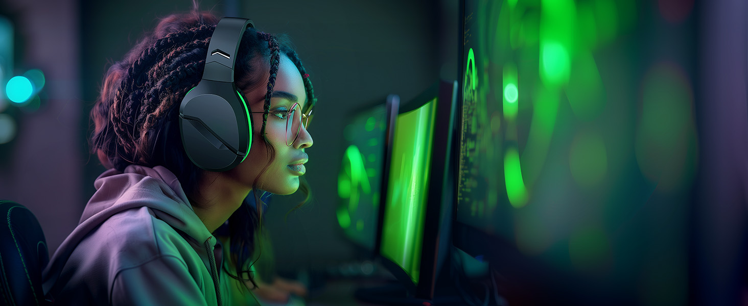 Gaming Headset for Xbox One Series XS PS4 PS5 PC Noise Canceling Headphones xbox one game Microphone