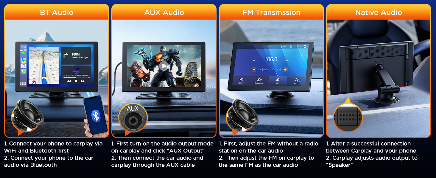 portable car player