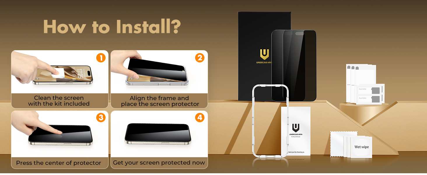 iPhone 15 Pro Max Privacy Screen Protector