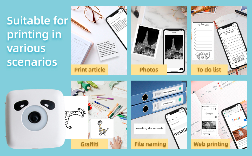 portable smart photo printer