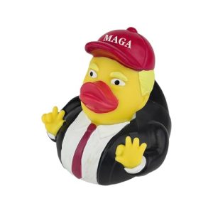 Trump Rubber Ducks Funny Squeaky Duck Toddler Bath Ducks Cartoon Trump Small Rubber Duck Toy Donald-duck Toy For Home Decor Car Dashboard Decorations