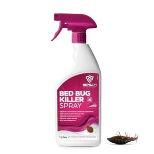 REPELEM Bed Bug Killer Spray - Large 1L Bed Bug Spray