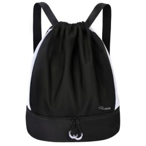 RYACO Drawstring Bags Drawstring Gym Bag Water-Resistant Sports Backpack