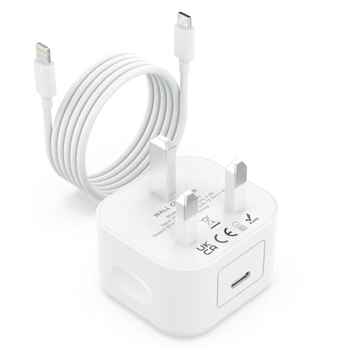 iPhone Charger [Apple MFi Certified] 20W USB C Fast Charger Plug Power Adapter with 6FT iPhone Fast Charger Cable for iPhone 14/13/12/11 Pro/Pro Max/XS Max/XS/XR/X/SE/8 and More
