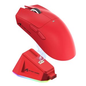 ATTACK SHARK X11 Gaming Mouse with Magnetic Charging Dock