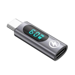 RAVIAD Lightning to USB C Adapter with LED Display