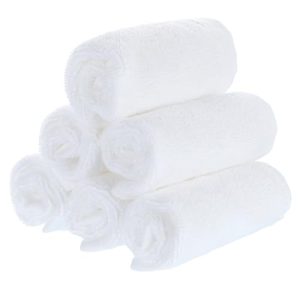 6 Pack Flannel Face Cloths