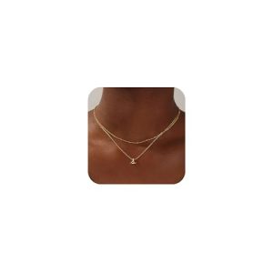 TINGN Layered Initial Necklaces for Women Trendy