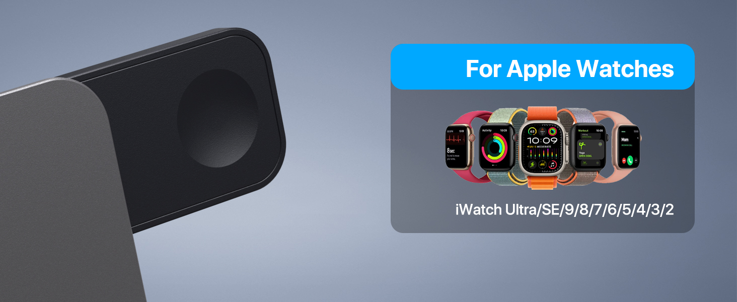 foldable wireless charger 3 in 1