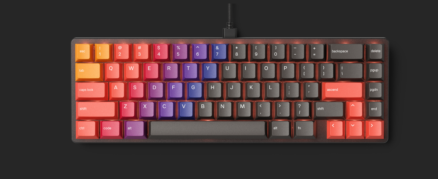 Glorious Gaming GMMK 2 Compact (65%) - Mechanical Gaming Keyboard, Aluminium Frame, Customisable
