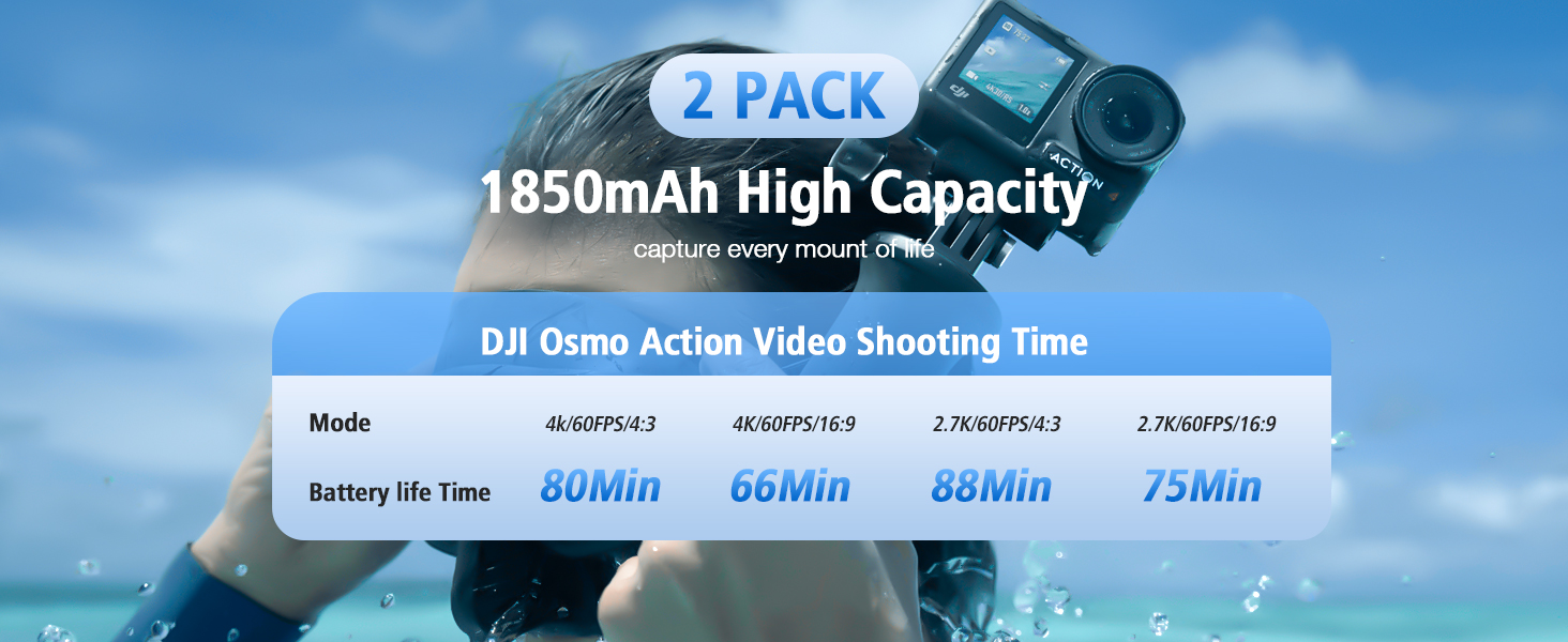 DJI Osmo Action 4 battery