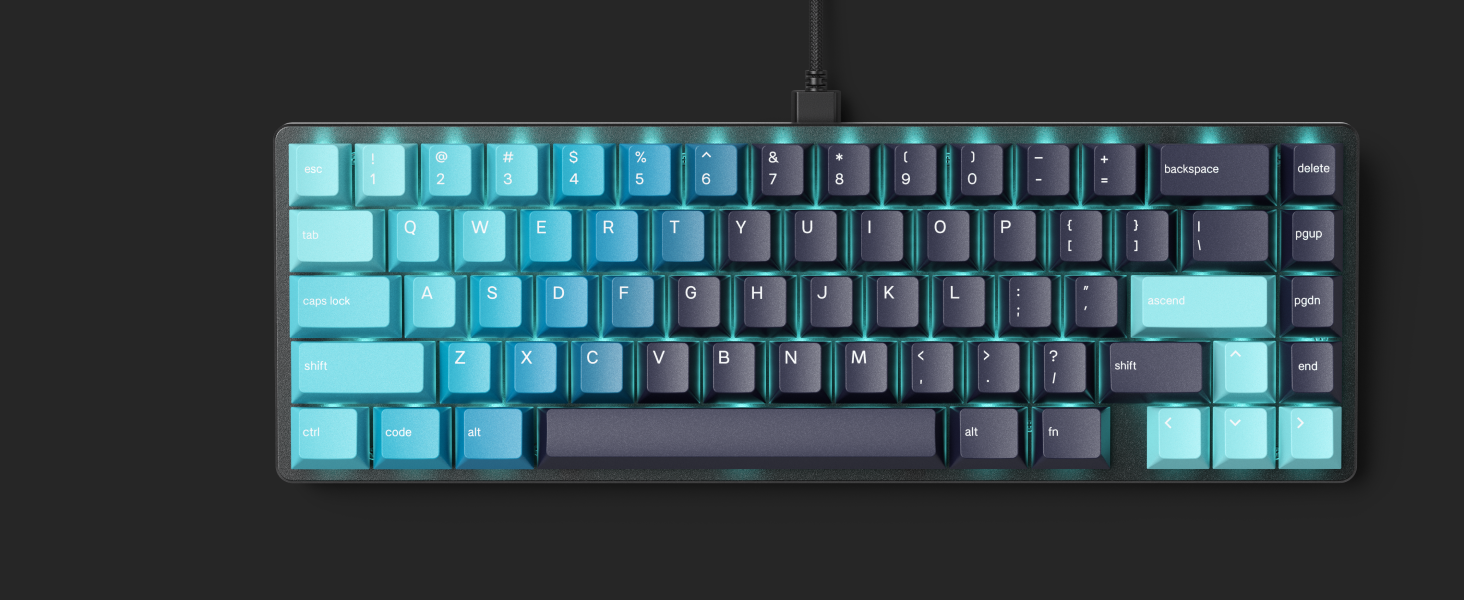 Glorious Gaming GMMK 2 Compact (65%) - Mechanical Gaming Keyboard, Aluminium Frame, Customisable