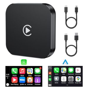 Wireless Carplay & Android Auto Adapter 2 in 1