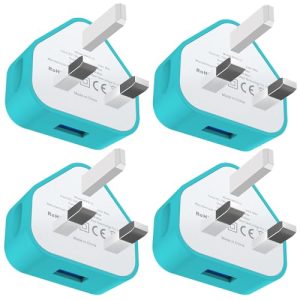USB Plug Charger 4 Pack