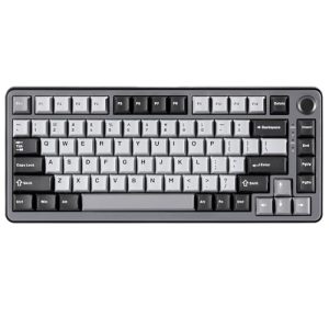 YUNZII RT75 Rapid Trigger Gaming Keyboard Hall Effect Keyboard Magnetic Switch Adjustable Actuation Esports 75% Layout TKL Mechanical Keyboard RGB PBT Keycaps (Black