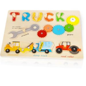 Aolawco Toddler Wooden Busy Board