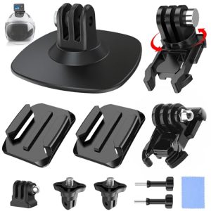 UNSTINCER 360° Rotation Flexible Adhesive Action Camera Mount