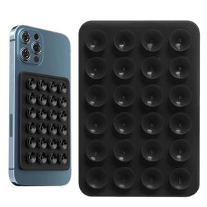 Renchey Silicone Suction Phone Case - Suction Cup Phone Holder | Sticky Phone Grip Mount With 24 Suction Cups | Anti-Slip Suction Phone Case Mount For Shower mirrorr Fingertip Toys