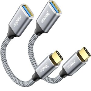 CLEEFUN USB C to USB 3.0 Adapter[0.15m