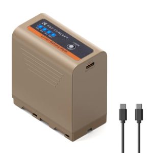 K&F Concept 10500mAh NP-F970 Battery for Sony NP-F970 F960 F950 F930 F550 F570 F750