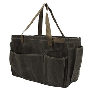 Gardening Tote Bag Garden Tool Bag Waterproof Large Capacity Garden Tote Organizer Bag Gardening Tool Kit Holder Canvas Bag