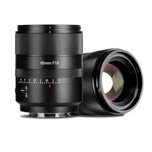 7artisans AF85mm f1.8 Full Frame Portrait Automatic Lens Compatible for Sony E Mount A7R5 R4 R3 M4 M3 ZVE10(Black)